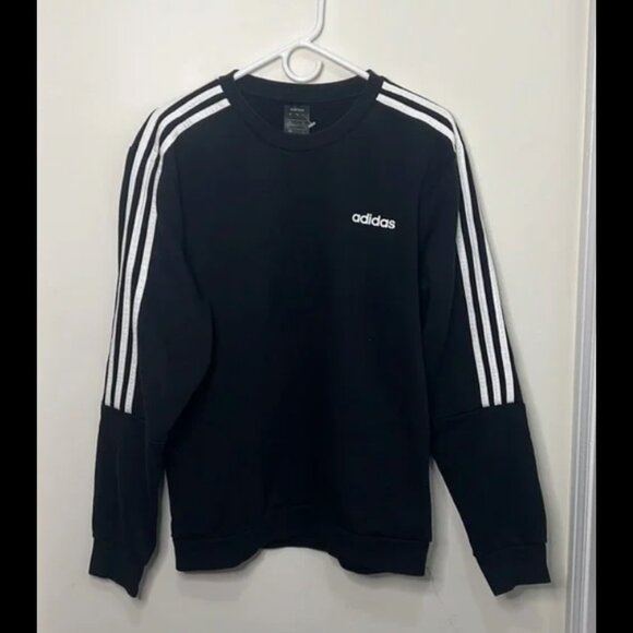 Adidas Signature Crew Neck Sweatshirt Top Size Large - Picture 1 of 9